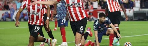  布伦特福德爆冷门，主场击退传统劲旅