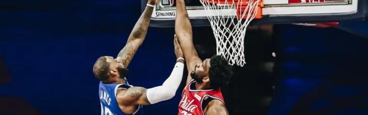  恩比德统治内线76人横扫魔术显强势